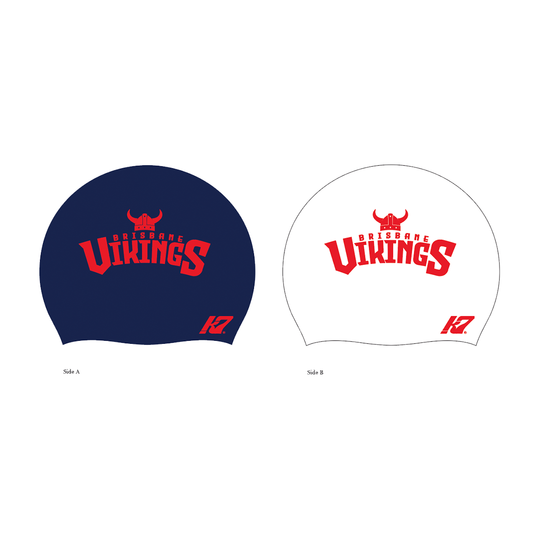 Brisbane Vikings Reversible Swim Cap Compulsary KAP7 Australia