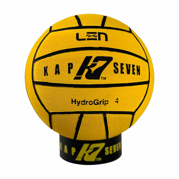 KAP7 Size 4 CHAMPIONSHIP HydroGrip Yellow Water Polo Ball