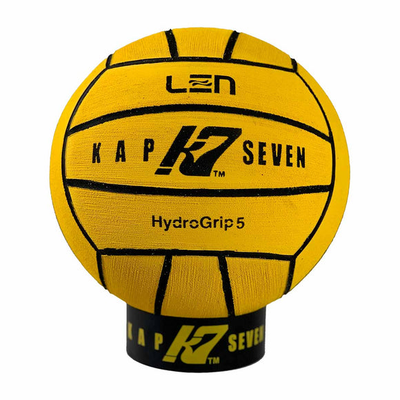 KAP7 Size 5 CHAMPIONSHIP HydroGrip Yellow Water Polo Ball