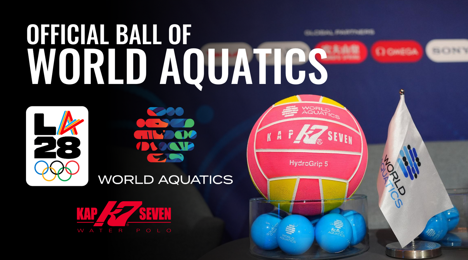 KAP7 to Fuel Global Growth of Water Polo as World Aquatics’ Official Ball Through LA28 and Beyond