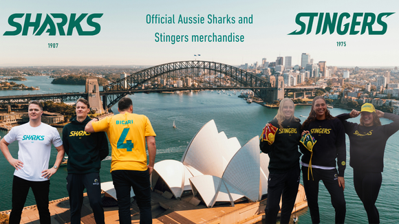 Aussie Supporter Wear collection banner