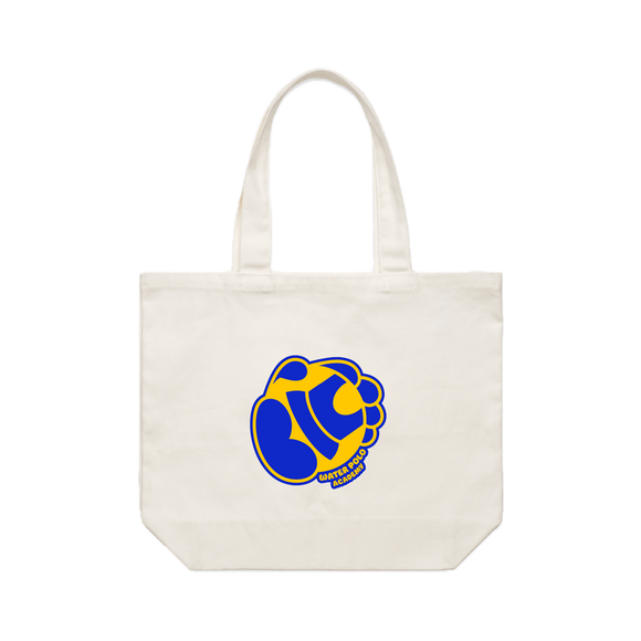 BIC Academy Tote Bag – natural canvas AS Colour shoulder tote with BIC Water Polo Academy logo
