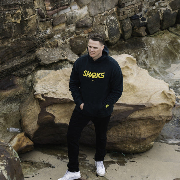 Aussie Sharks Supporter Hoodie - hero