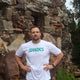 Aussie Sharks Supporter Tee White - lifestyle main