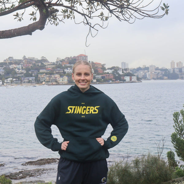 Aussie Stingers Supporter Hoodie - lifestyle main