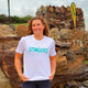 Aussie Stingers Supporter Tee White - lifestyle main