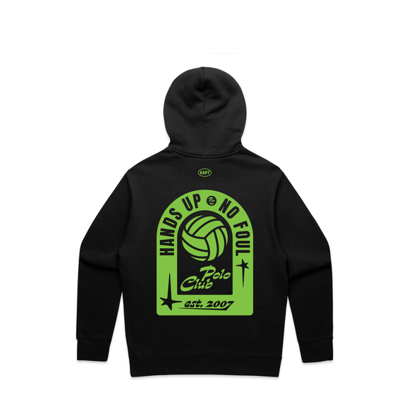 Canberra Cup 2026 Event Hoodie Green back