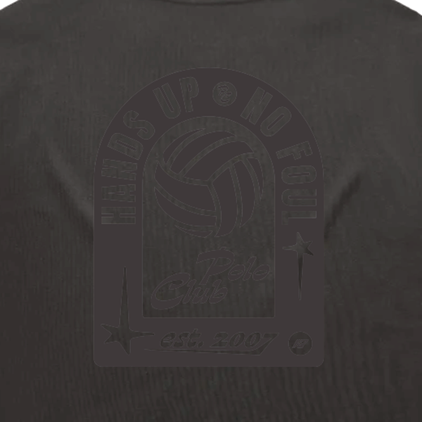 Canberra Cup 2026 Event Tee Black back print close-up