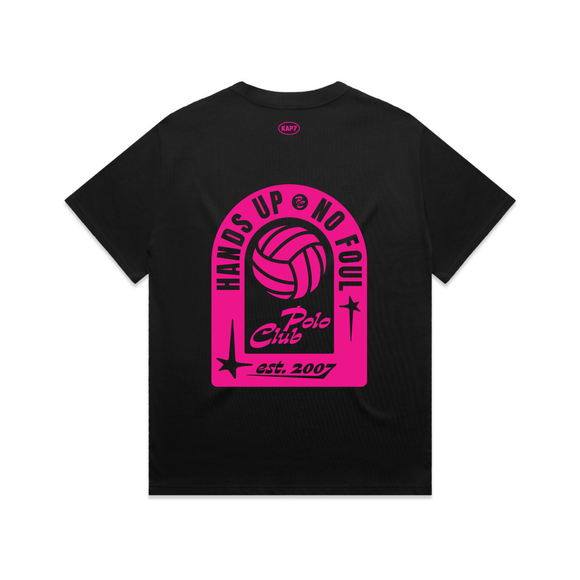 Canberra Cup 2026 Event Tee Pink back