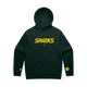 Aussie Sharks Supporter Hoodie - flat lay
