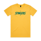 Aussie Stingers Gold Supporters Shirt - flat lay