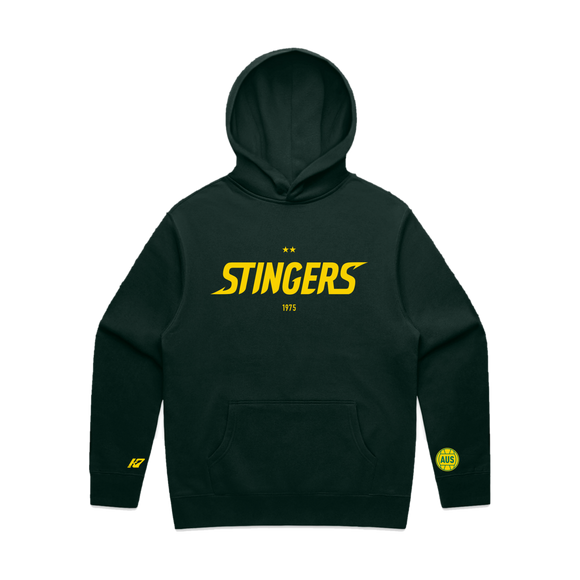 Aussie Stingers Supporter Hoodie - flat lay
