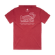 World Cup Event Tee Cardinal Red - flat lay back
