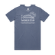 World Cup Event Tee Faded Blue - flat lay back