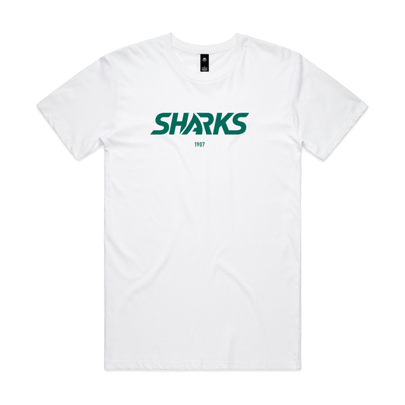 Aussie Sharks Supporter T-Shirt White