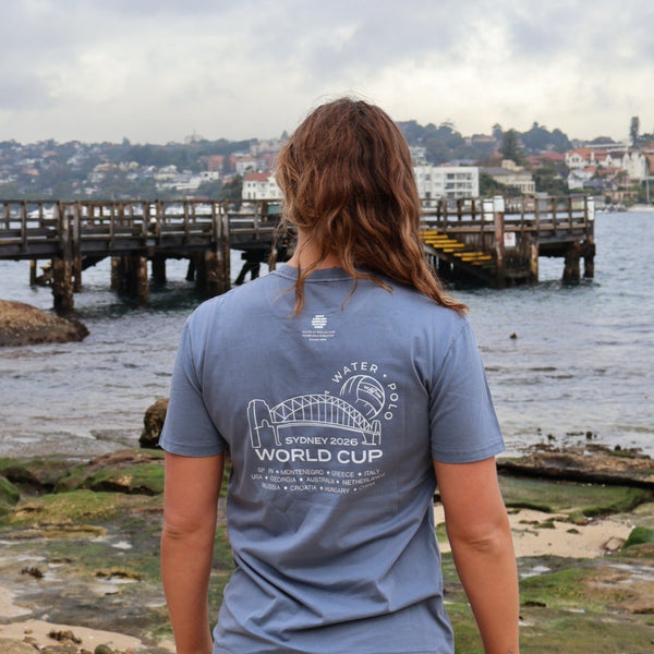 WC Event Tee Faded Blue - back