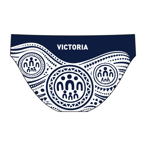 WPVIC Academy Men's Water Polo Suit - Back