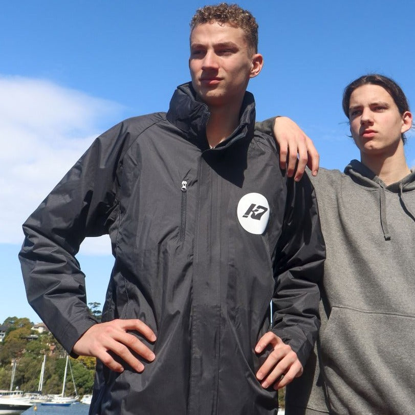 KAP7 Padded Swim Jacket Charcoal KAP7 Australia